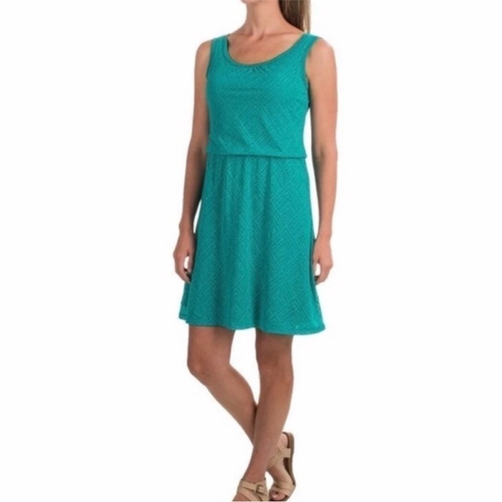 prAna | Mika Tank Dress | Turquoise‎ | Size Medium